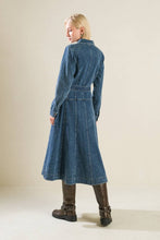 Load image into Gallery viewer, Denim Blue Midi Dress
