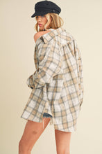 Load image into Gallery viewer, Laura Plaid Washed Flannel Button Up
