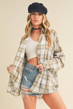 Load image into Gallery viewer, Laura Plaid Washed Flannel Button Up
