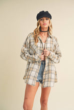 Load image into Gallery viewer, Laura Plaid Washed Flannel Button Up
