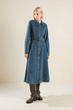 Load image into Gallery viewer, Denim Blue Midi Dress
